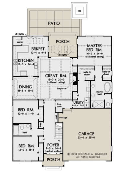 Main Floor for House Plan #2865-00135