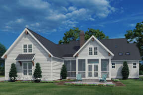 Modern Farmhouse House Plan #2865-00136 Elevation Photo
