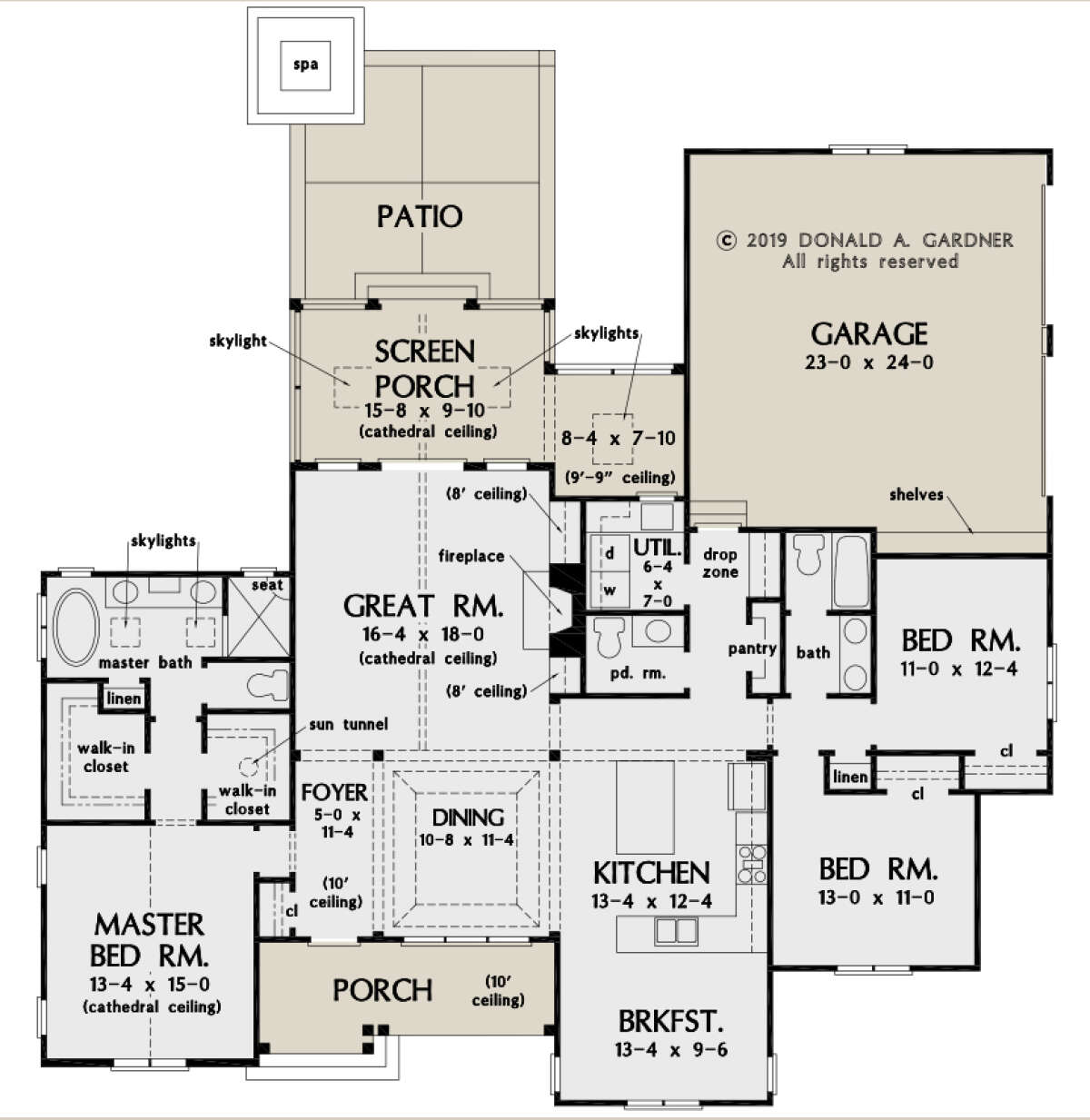 Main Floor for House Plan #2865-00136