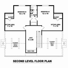 Floorplan 2 for House Plan #053-00373