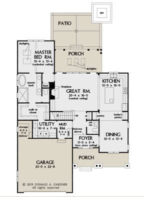 Main Floor for House Plan #2865-00137