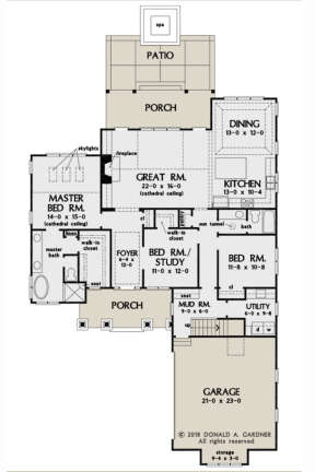 Main Floor for House Plan #2865-00139