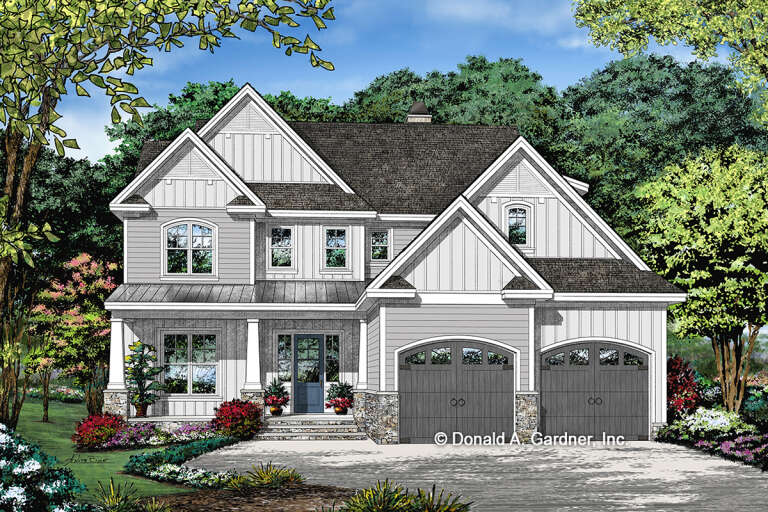 Craftsman House Plan #2865-00140 Elevation Photo