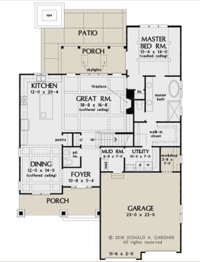 Main Floor for House Plan #2865-00140