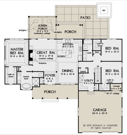 Main Floor for House Plan #2865-00141