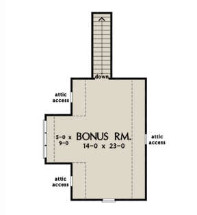 Bonus Room for House Plan #2865-00141