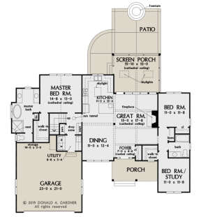 Main Floor for House Plan #2865-00142