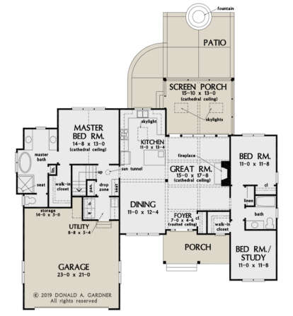 Main Floor for House Plan #2865-00142