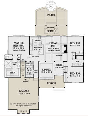 Main Floor for House Plan #2865-00143