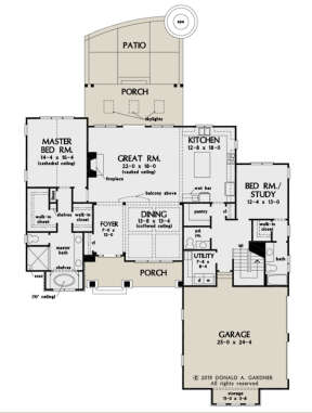 Main Floor for House Plan #2865-00145