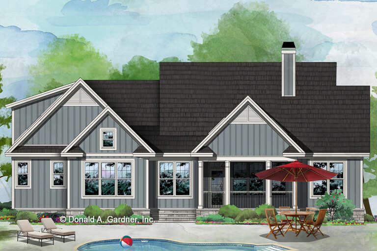 Country House Plan #2865-00147 Elevation Photo