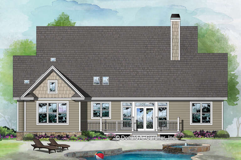 Country House Plan #2865-00148 Elevation Photo