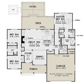 Main Floor for House Plan #2865-00148