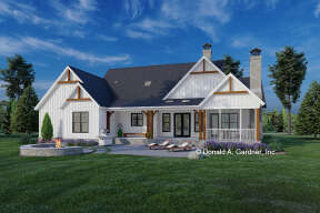 Modern Farmhouse House Plan #2865-00149 Elevation Photo