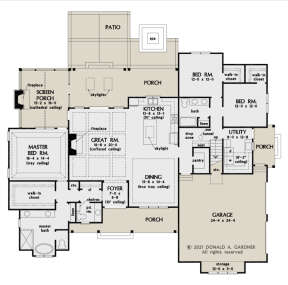 Main Floor for House Plan #2865-00149