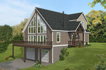 3 Bed, 2 Bath, 2082 Square Foot House Plan - #940-00508