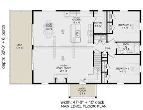Main Floor  for House Plan #940-00508