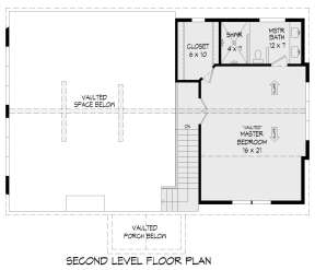 Second Floor for House Plan #940-00508