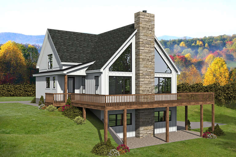 Mountain House Plan #940-00510 Elevation Photo