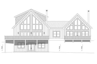 Mountain House Plan #940-00511 Elevation Photo