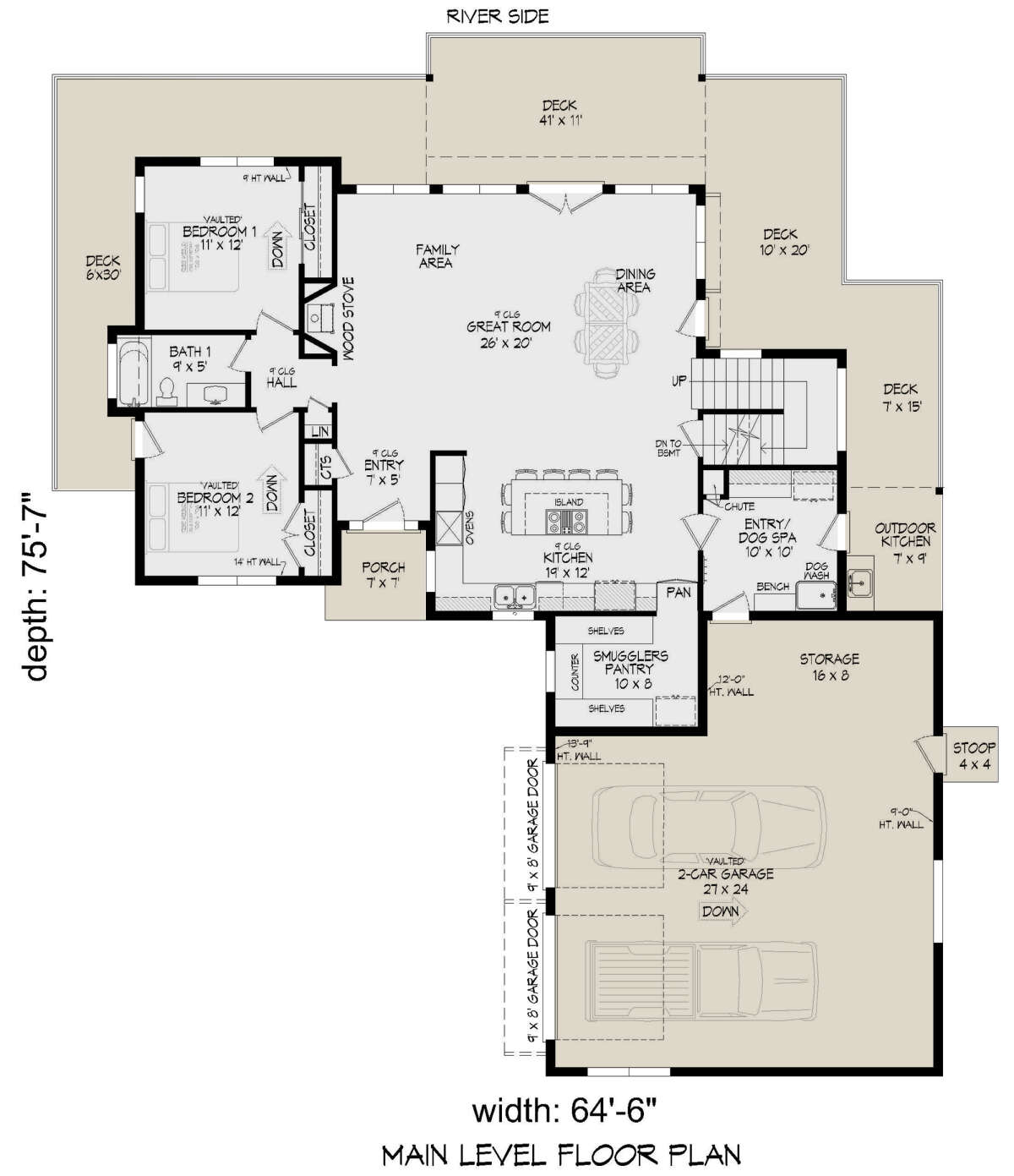 Main Floor  for House Plan #940-00512