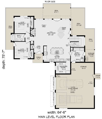 Main Floor  for House Plan #940-00512