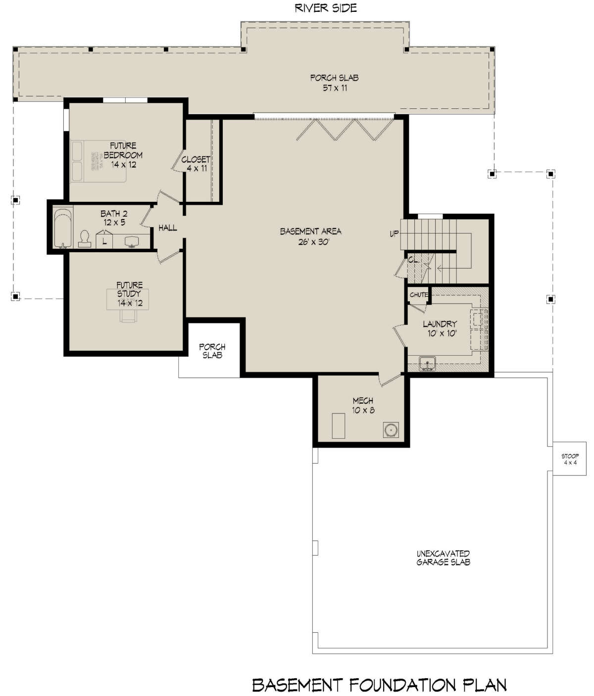 Basement for House Plan #940-00512