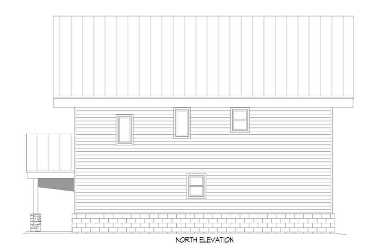 Modern House Plan #940-00513 Elevation Photo