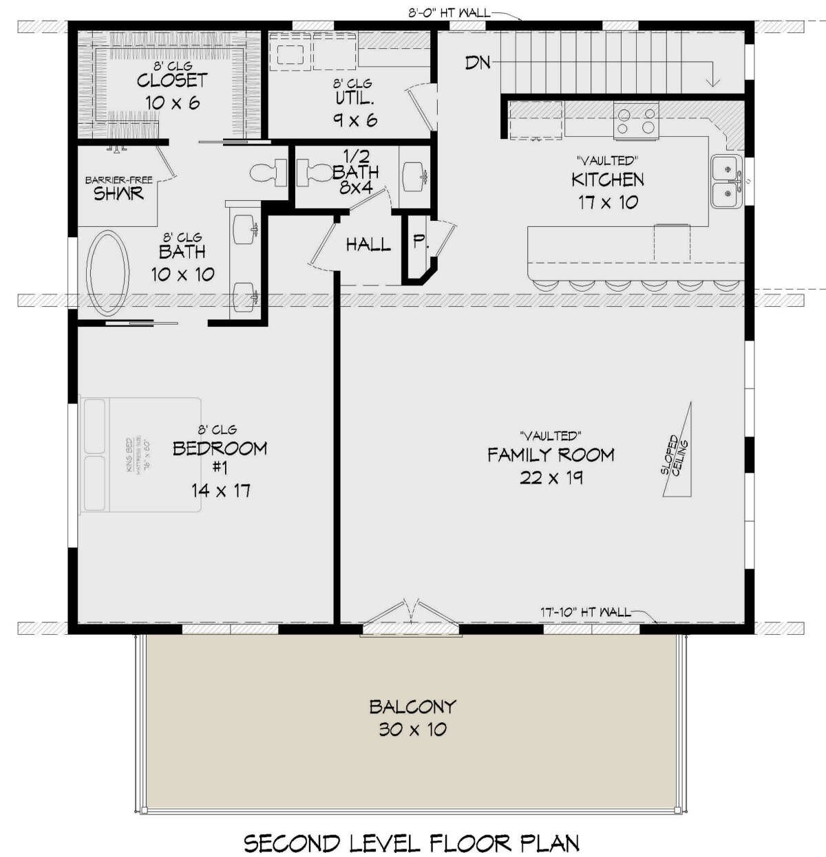 Second Floor for House Plan #940-00513