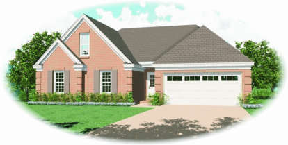 3 Bed, 2 Bath, 1464 Square Foot House Plan - #053-00375