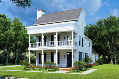 Southern House Plan #8318-00242 Elevation Photo