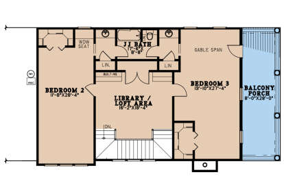 Second Floor for House Plan #8318-00242