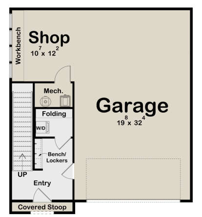 First Floor for House Plan #963-00648