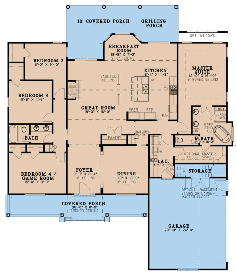 House Plan House Plan #26962 Drawing 1