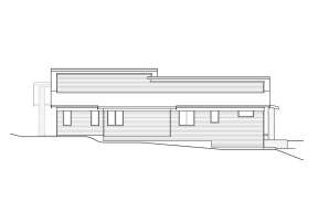 Contemporary House Plan #035-01002 Elevation Photo