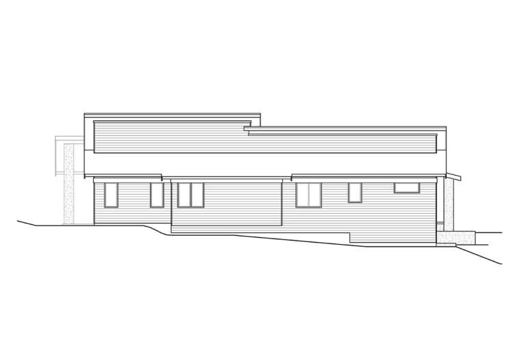 Contemporary House Plan #035-01002 Elevation Photo