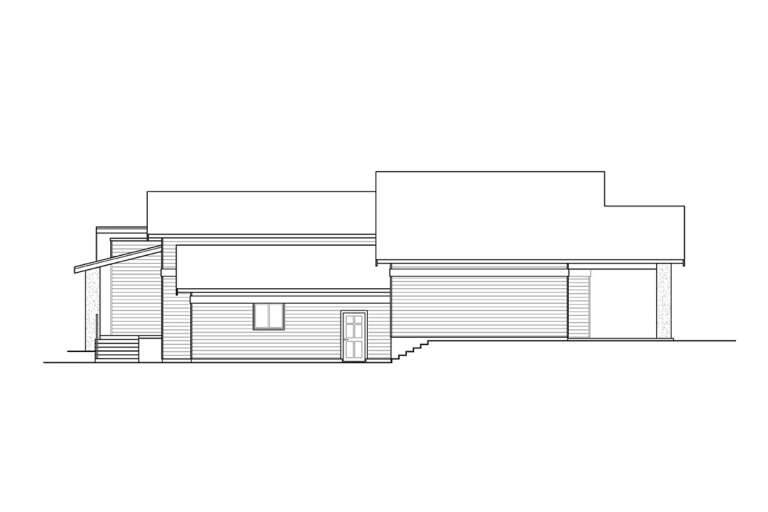 Contemporary House Plan #035-01002 Elevation Photo