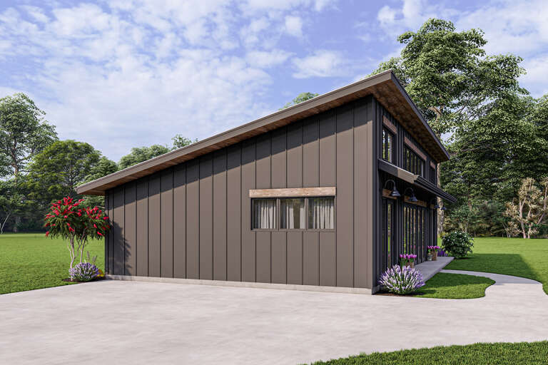 Modern House Plan #1462-00043 Elevation Photo