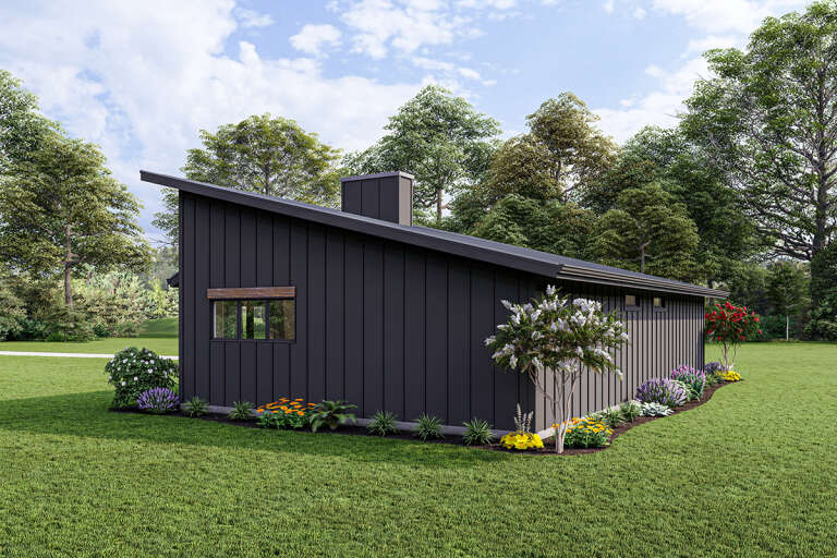Modern House Plan #1462-00043 Elevation Photo