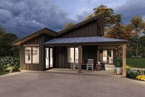 Modern House Plan #1462-00044 Elevation Photo