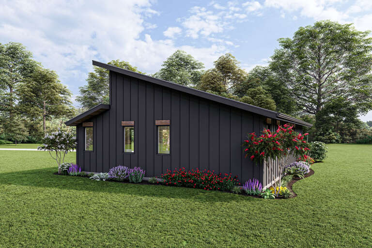 Modern House Plan #1462-00044 Elevation Photo