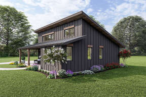 Modern House Plan #1462-00044 Elevation Photo