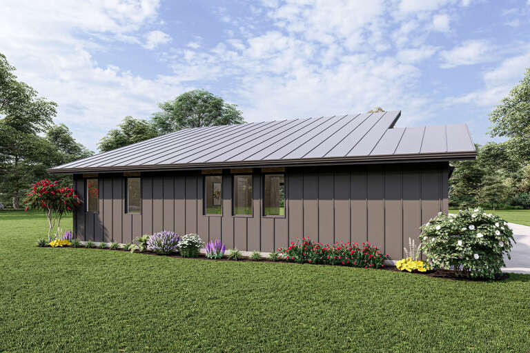 Modern House Plan #1462-00044 Elevation Photo