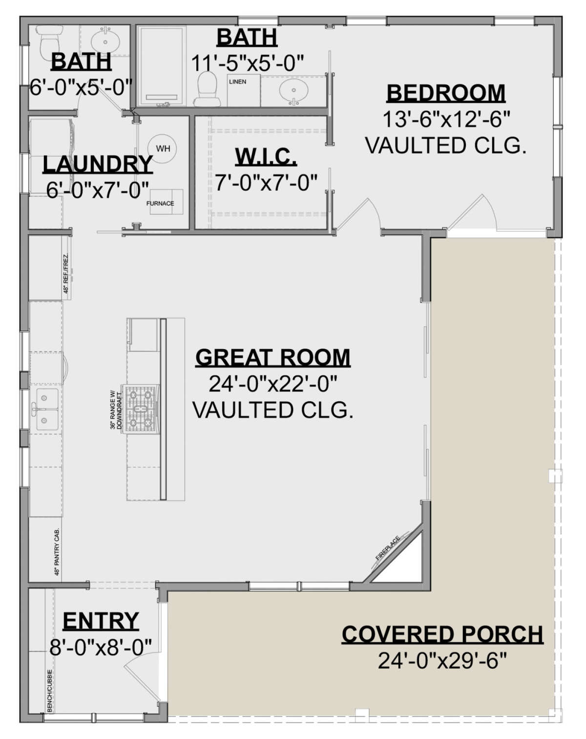 Main Floor  for House Plan #1462-00044