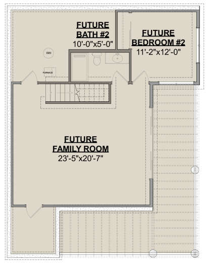 Basement for House Plan #1462-00044