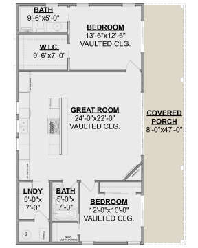 Main Floor  for House Plan #1462-00045