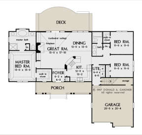 Main Floor for House Plan #2865-00151