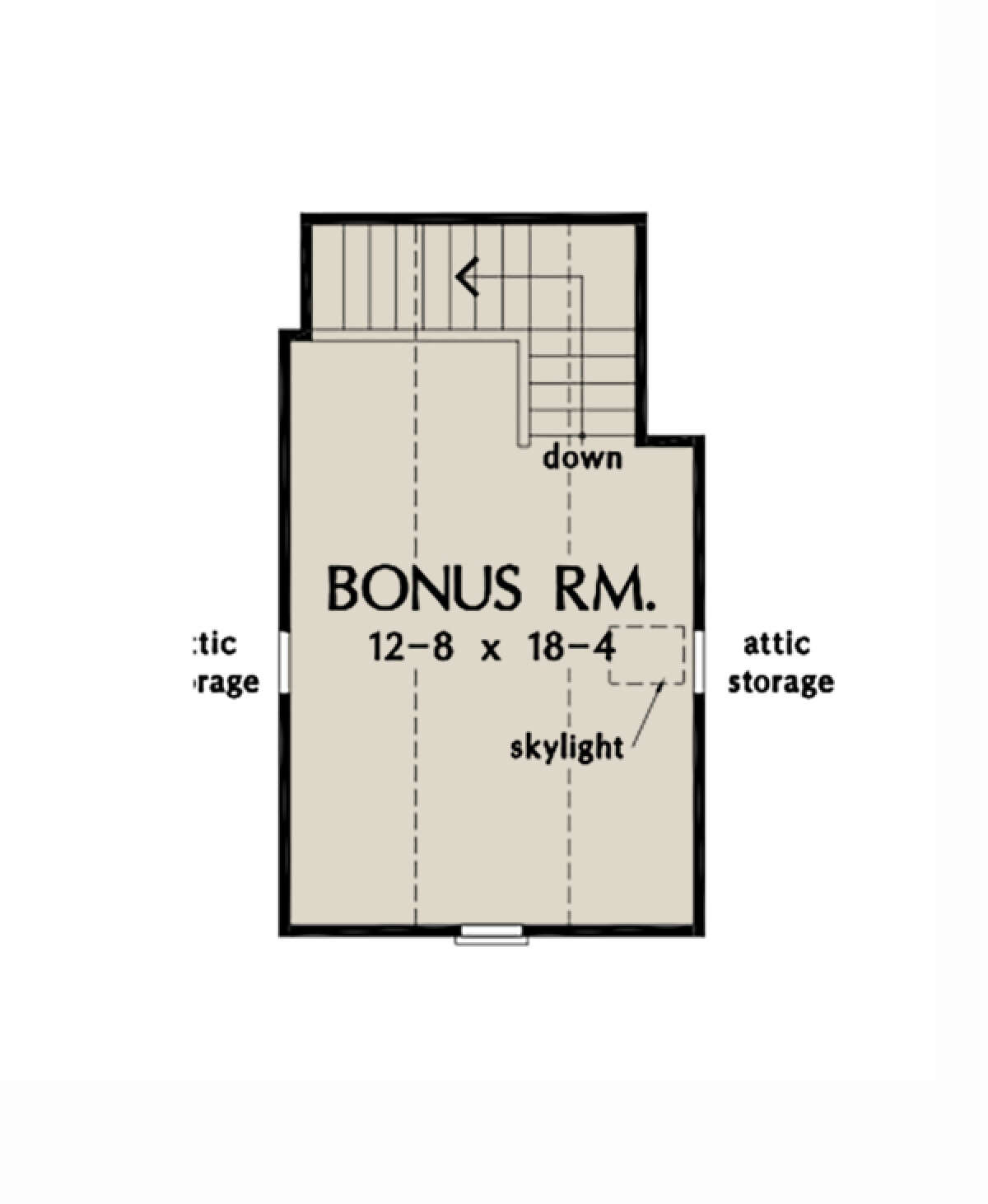 Bonus Room for House Plan #2865-00151