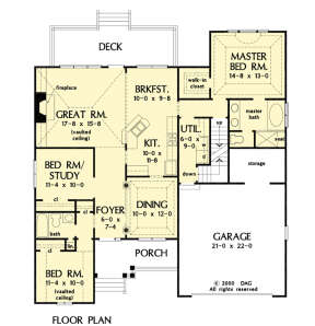 Main Floor for House Plan #2865-00152