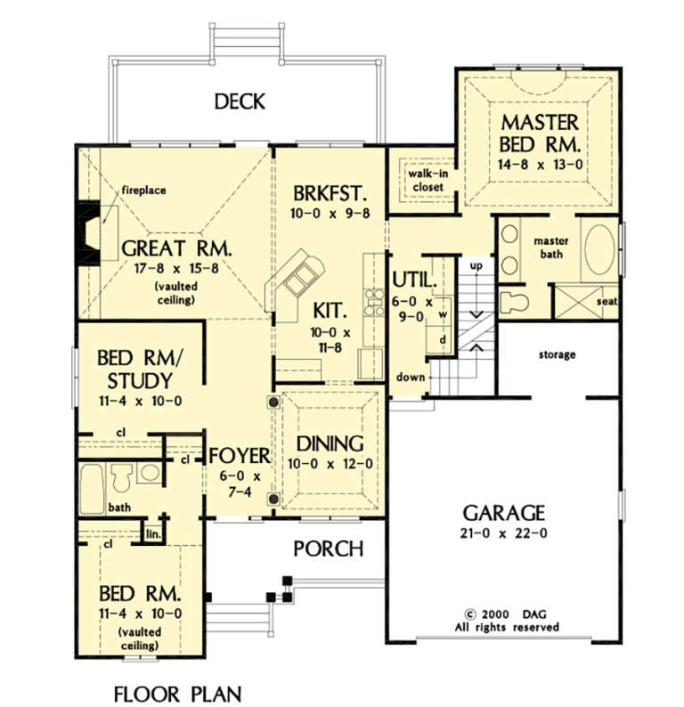 House Plan House Plan #26970 Drawing 1